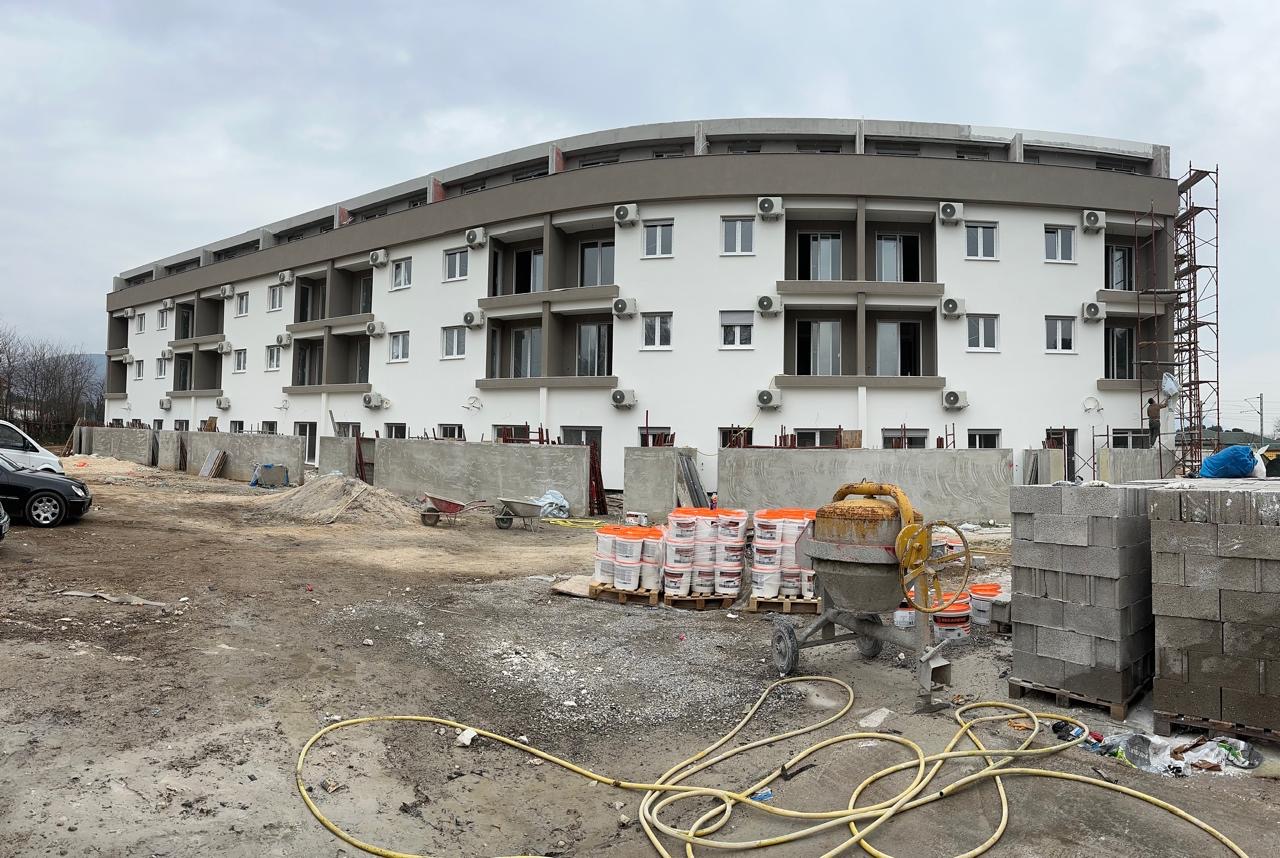 Stambena zgrada u izgradnji, jedan od naših projekata